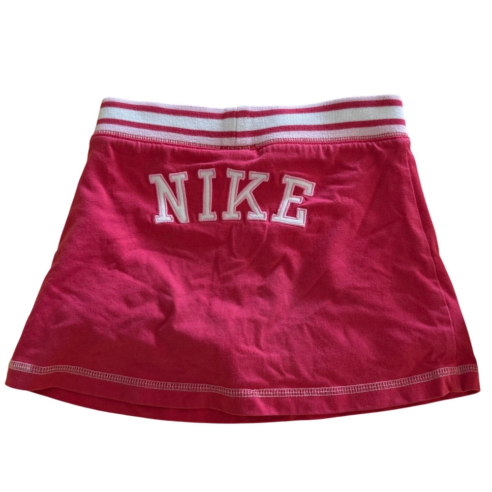 Vintage Y2K Nike Hot Pink Girls size 6 skirt skort Cotton Shorts under active